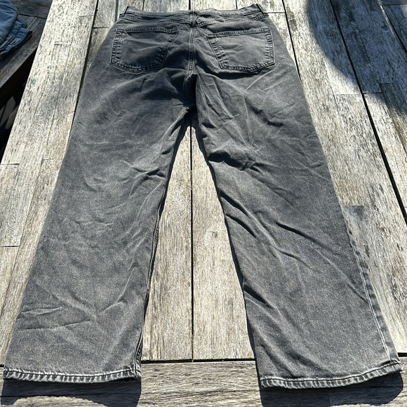 GAP loose fit high rise washed grey jeans - Picture 2 of 2